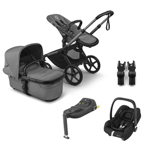 Bugaboo Travel Systems Bugaboo Fox 5 Renew (Cabriofix i-Size) Travel System - Graphite/Moon Grey