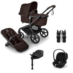 Bugaboo Travel Systems Bugaboo Fox 5 Renew (Cloud S) Travel System - Cocoa Brown