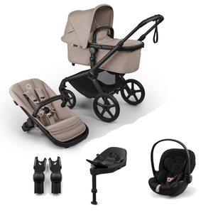 Bugaboo Travel Systems Bugaboo Fox 5 Renew (Cloud S) Travel System - Desert Taupe Melange