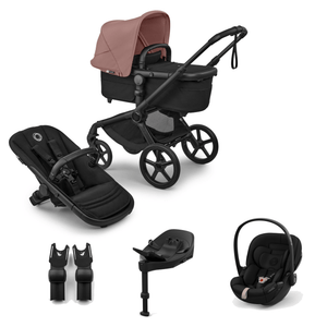 Bugaboo Travel Systems Bugaboo Fox 5 Renew (Cloud S) Travel System - Dusty Pink