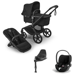 Bugaboo Travel Systems Bugaboo Fox 5 Renew (Cloud T) Travel System - Black/Heritage Black/Heritage Black