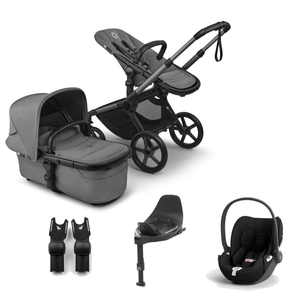 Bugaboo Travel Systems Bugaboo Fox 5 Renew (Cloud T) Travel System - Graphite/Moon Grey