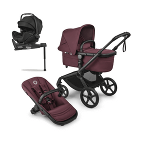 Bugaboo Travel Systems Bugaboo Fox 5 Renew (Otter by Nuna) Travel System - Dark Cherry