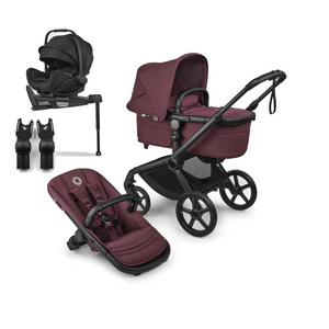 Bugaboo Travel Systems Bugaboo Fox 5 Renew (Otter by Nuna) Travel System - Dark Cherry