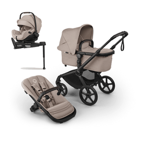 Bugaboo Travel Systems Bugaboo Fox 5 Renew (Otter by Nuna) Travel System - Desert Taupe Melange