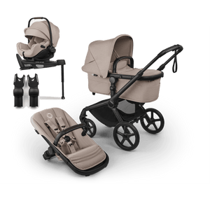 Bugaboo Travel Systems Bugaboo Fox 5 Renew (Otter by Nuna) Travel System - Desert Taupe Melange