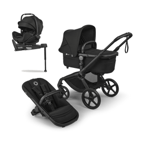 Bugaboo Travel Systems Bugaboo Fox 5 Renew (Otter by Nuna) Travel System - Heritage Black