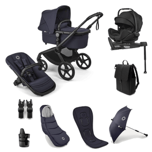 Bugaboo Travel Systems Bugaboo Fox 5 Renew Ultimate (Otter by Nuna) Travel System - Deep Indigo