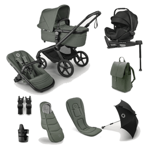 Bugaboo Travel Systems Bugaboo Fox 5 Renew Ultimate (Otter by Nuna) Travel System - Forest Green