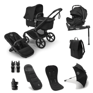 Bugaboo Travel Systems Bugaboo Fox 5 Renew Ultimate (Otter by Nuna) Travel System - Heritage Black