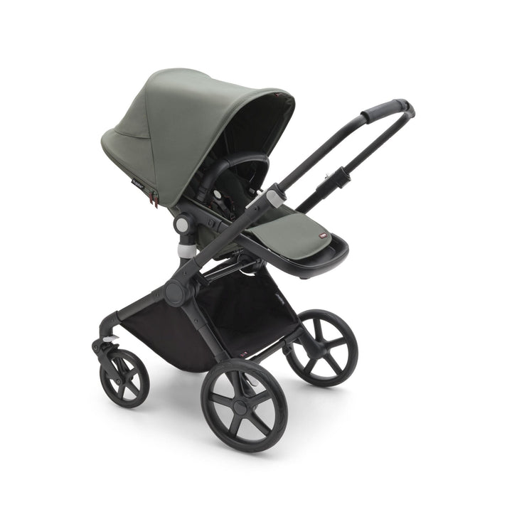 Bugaboo Travel Systems Bugaboo Fox Cub Cabriofix i-Size Travel System - Black/Forest Green/Forest Green