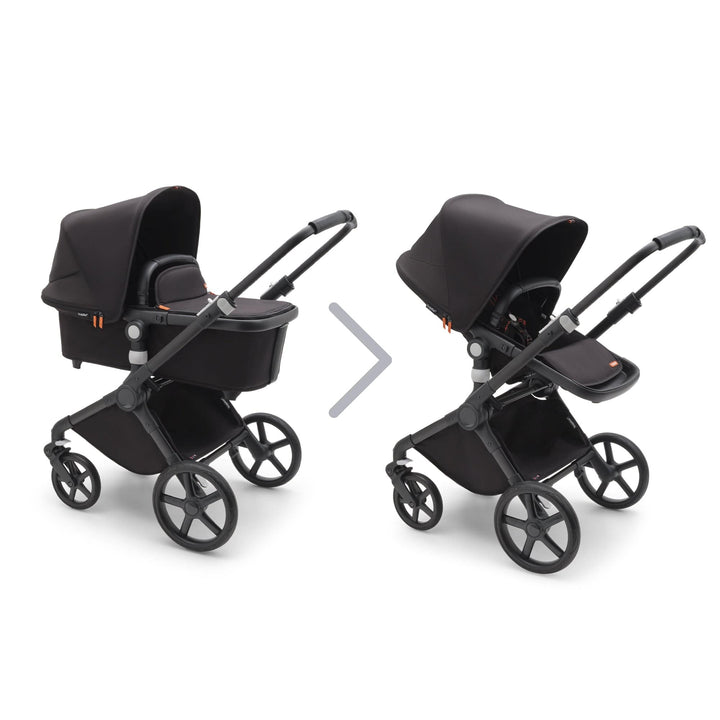 bugaboo fox 3 folded dimensions Bugaboo Fox Cub Travel System with Cabriofix i-Size Car Seat