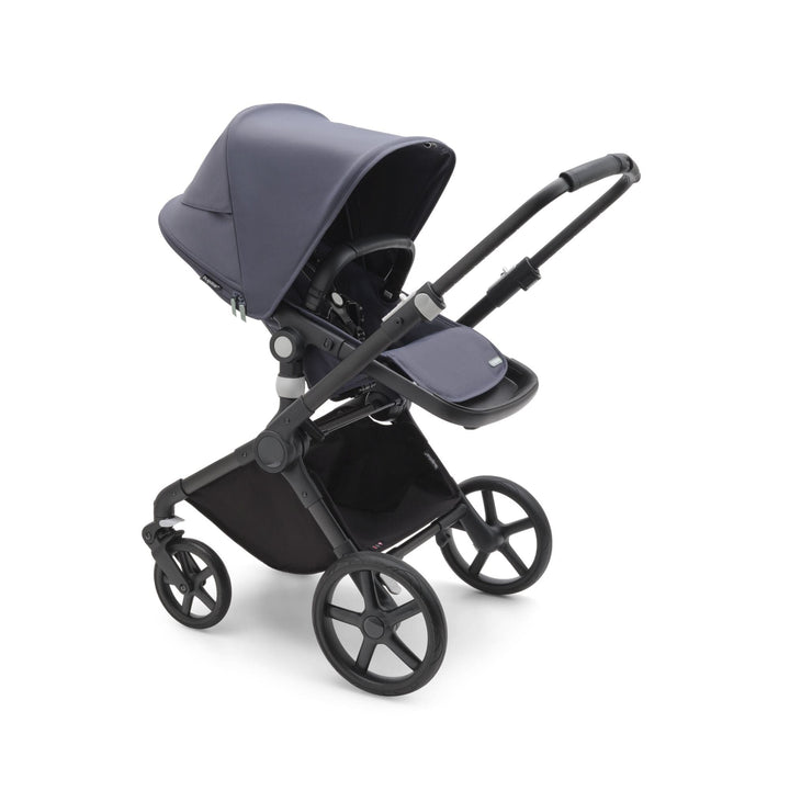 Bugaboo Travel Systems Bugaboo Fox Cub Cabriofix i-Size Travel System - Black/Stormy Blue/Stormy Blue