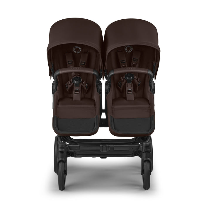 bugaboo donkey 2 twin stroller Bugaboo Donkey 6 Twin Pushchair Cocoa Brown