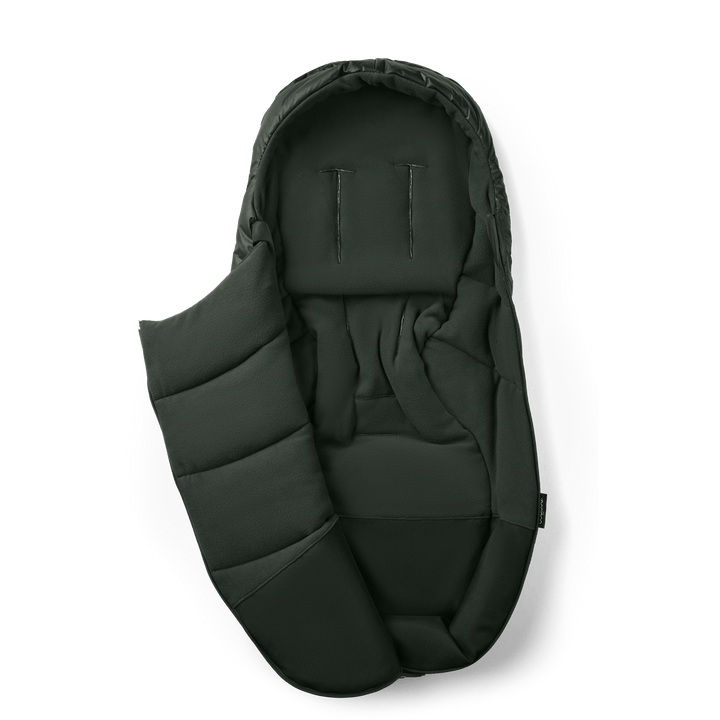 bugaboo footmuff size Bugaboo Footmuff Noir Limited Edition Midnight Green