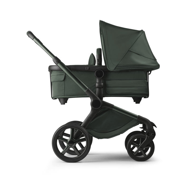 Bugaboo Wheels Bugaboo Fox 5 Cabriofix i-Size Travel System, Noir Limited Edition - Midnight Green