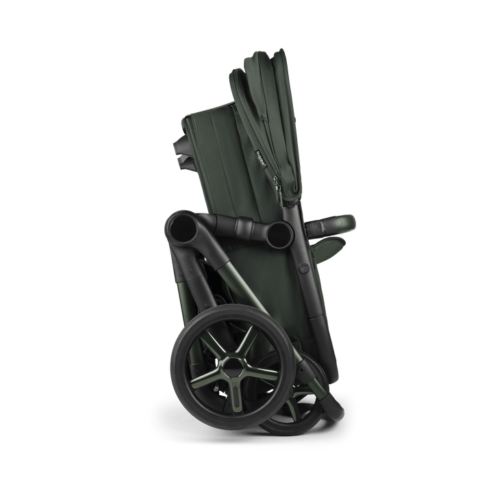 Bugaboo Wheels Bugaboo Fox 5 Cabriofix i-Size Travel System, Noir Limited Edition - Midnight Green