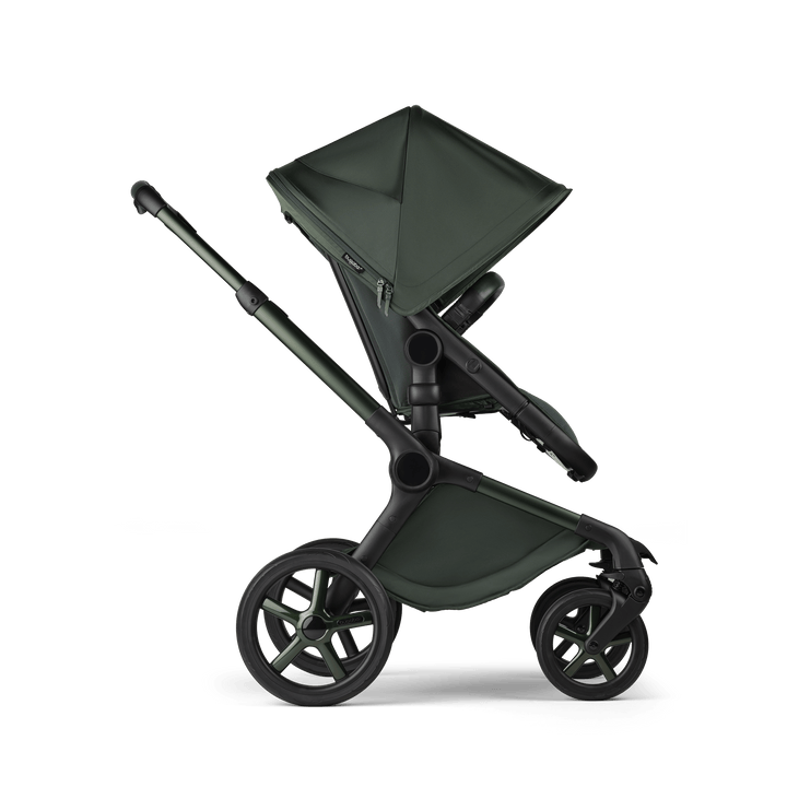 Bugaboo Wheels Bugaboo Fox 5 Cabriofix i-Size Travel System, Noir Limited Edition - Midnight Green