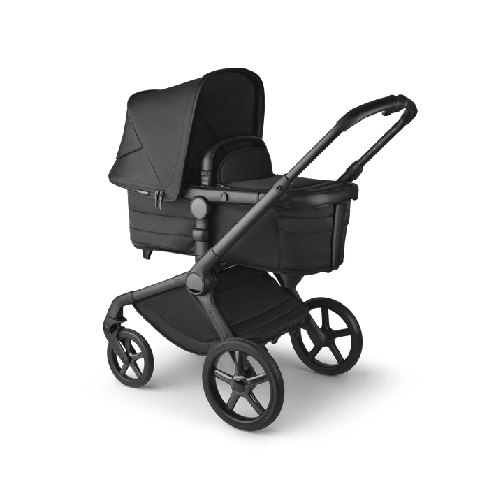 Bugaboo Wheels Bugaboo Fox 5 Cloud T Travel System, Noir Limited Edition - Black Moonlight