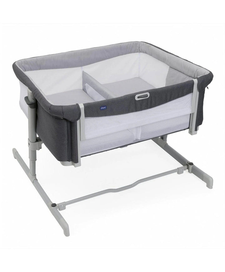 Chicco Bedside Crib Chicco Next2Me Twins Bedside Crib - Magnet Grey