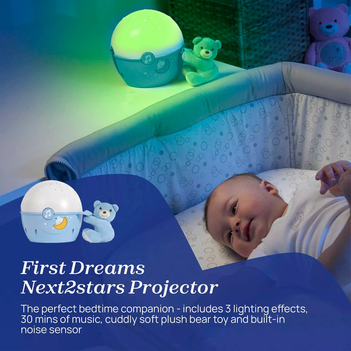 Chicco Cot Mobiles Chicco Next2Stars Crib Projector - Blue