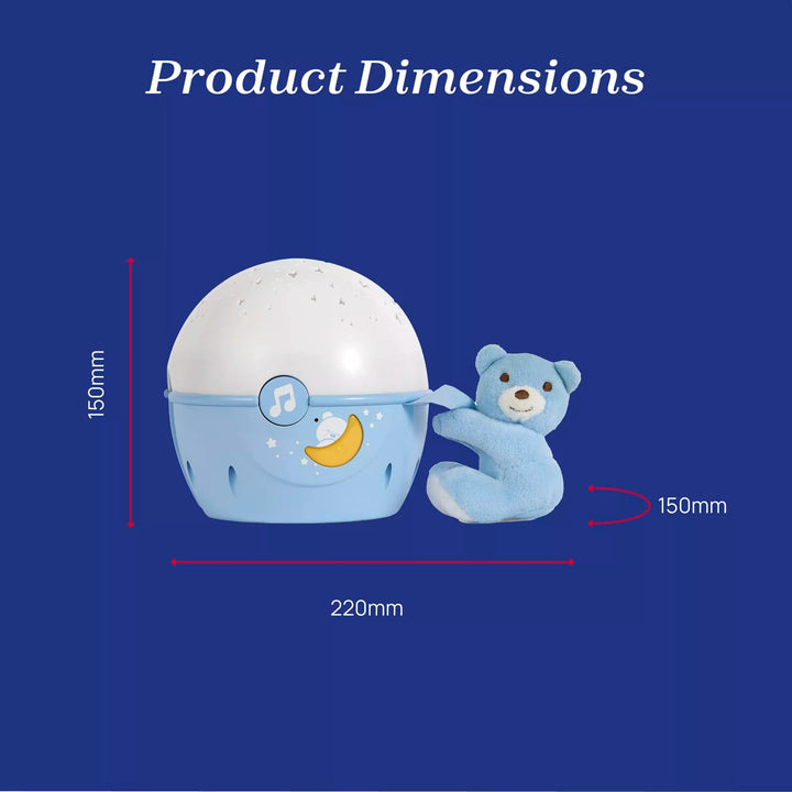 Chicco Cot Mobiles Chicco Next2Stars Crib Projector - Blue