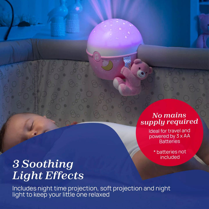 Chicco Cot Mobiles Chicco Next2Stars Crib Projector - Pink