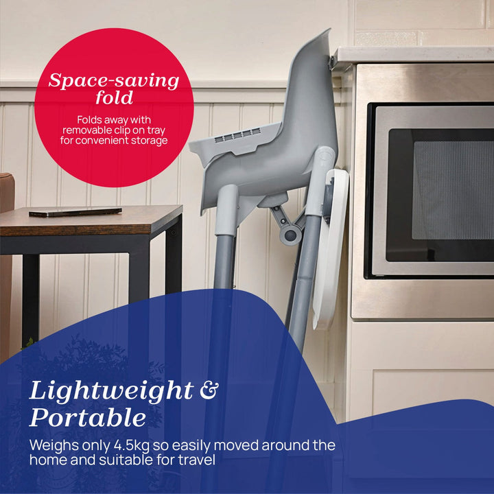 Chicco Highchairs Chicco Zest Highchair - Moon Grey