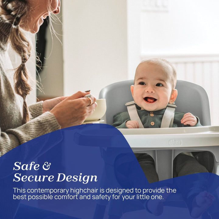 Chicco Highchairs Chicco Zest Highchair - Moon Grey