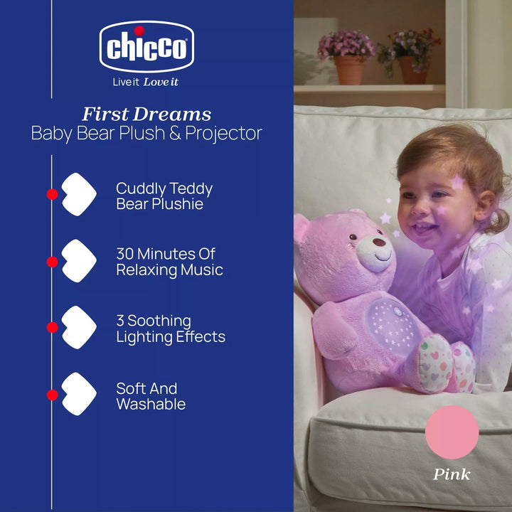 Chicco Toys Chicco Baby Bear Projector - Pink