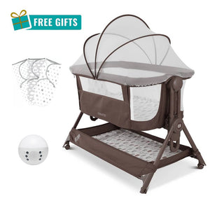 Cosatto Bedside Crib Cosatto Close to Me Folding Bedside Crib - Bear Hug