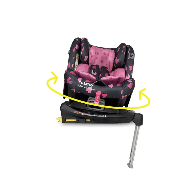 Cosatto Car Seat Cosatto All in All 360 Rotate Car Seat - Charcoal Lighthearted