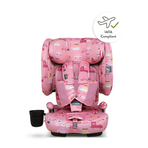 Cosatto Car Seat Cosatto On The Go i-Size Travel Car Seat - Itchy Feet Rosy