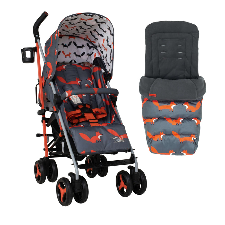 Cosatto Pushchairs Cosatto Supa 3 - Charcoal Mister Fox