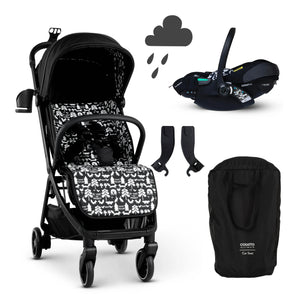 Cosatto Travel Systems Cosatto Woosh City Recline Car Seat Bundle - Silhouette