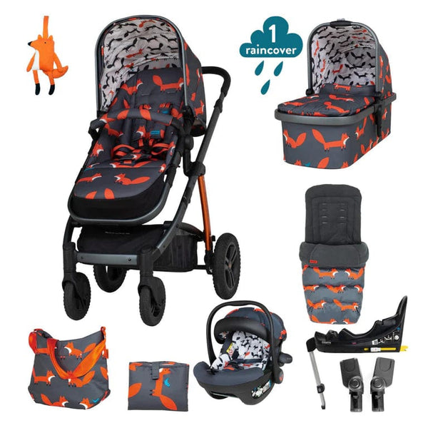 Cosatto Travel Systems Cosatto Wow 2 Everything Bundle - Charcoal Mister Fox