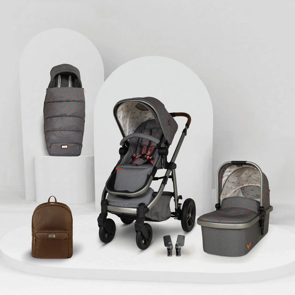 Cosatto Travel Systems Cosatto Wow 3 Pram and Accessory Bundle - Foxling