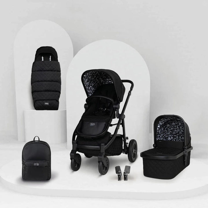 Cosatto Travel Systems Cosatto Wow 3 Pram and Accessory Bundle - Silhouette