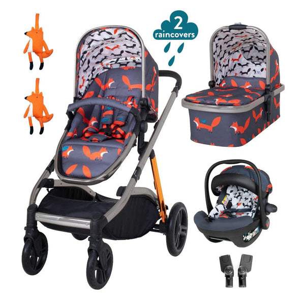 Cosatto Travel Systems Cosatto Wow XL i-Size Bundle - Charcoal Mister Fox (Ex-Display)