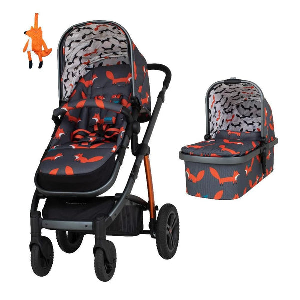 Cosatto Wheels Cosatto Wow 2 Pram and Pushchair - Charcoal Mister Fox