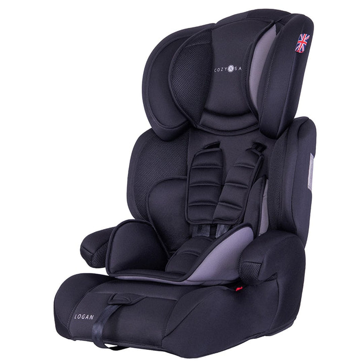 Cozy N Safe CAR SEATS Cozy N Safe Logan Group 1/2/3 Car Seat - Black/Grey