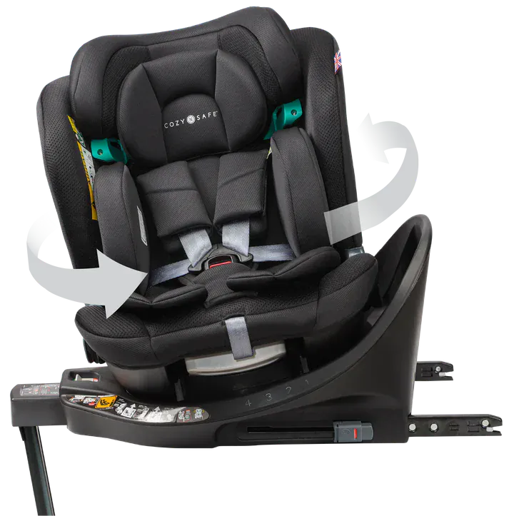 Cozy N Safe Stanford i-Size 360 Car Seat - Jet – UK Baby Centre