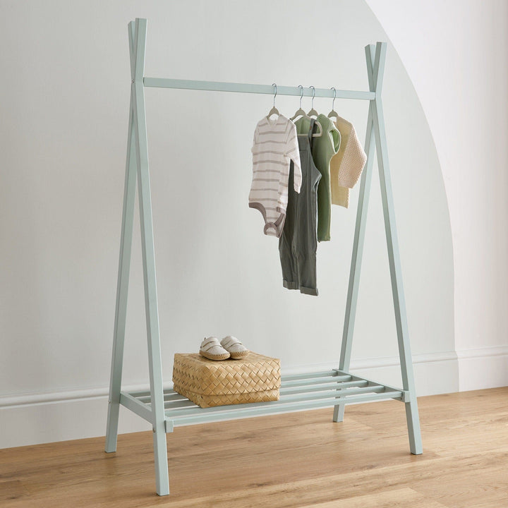 Cuddleco Clothes Rail CuddleCo Nola Clothes Rail - Sage Green