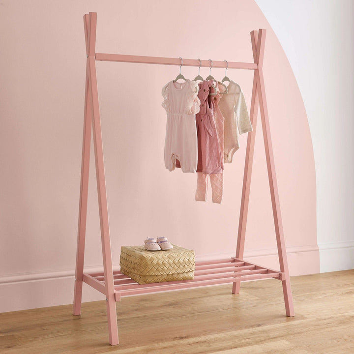 Cuddleco Clothes Rail CuddleCo Nola Clothes Rail - Soft Blush