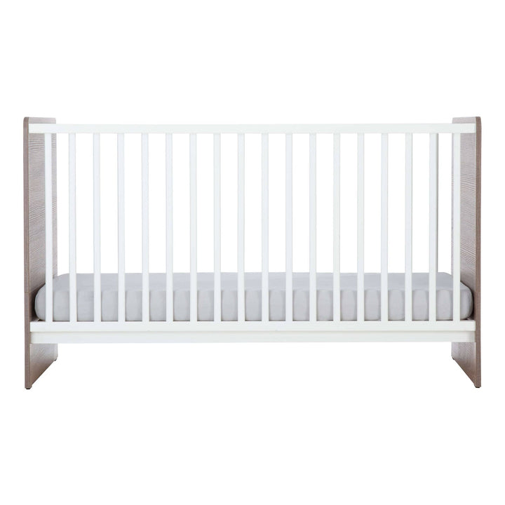 Cuddleco Cot Beds CuddleCo Enzo Cot Bed - Truffle Oak/White