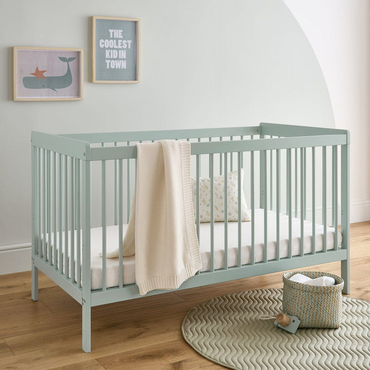 Cuddleco Cot Beds CuddleCo Nola Cot bed - Sage Green