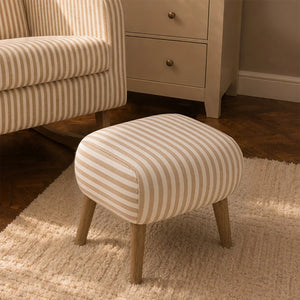 Cuddleco Footstool CuddleCo Etta Footstool - Beach Stripe