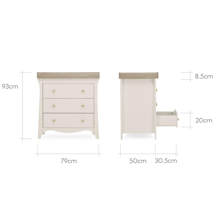 Cuddleco Furniture Sets CuddleCo Clara 3Pc Furniture Set - Cashmere