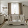 Cuddleco Furniture Sets CuddleCo Clara 3pc Set 3 Drawer Dresser, Cot Bed and Wardrobe Cashmere