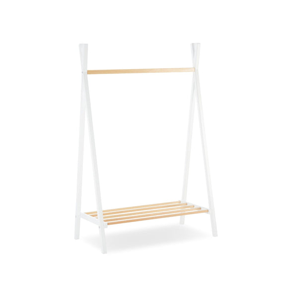 Cuddleco Furniture Sets CuddleCo Nola Clothes Rail - White & Natural